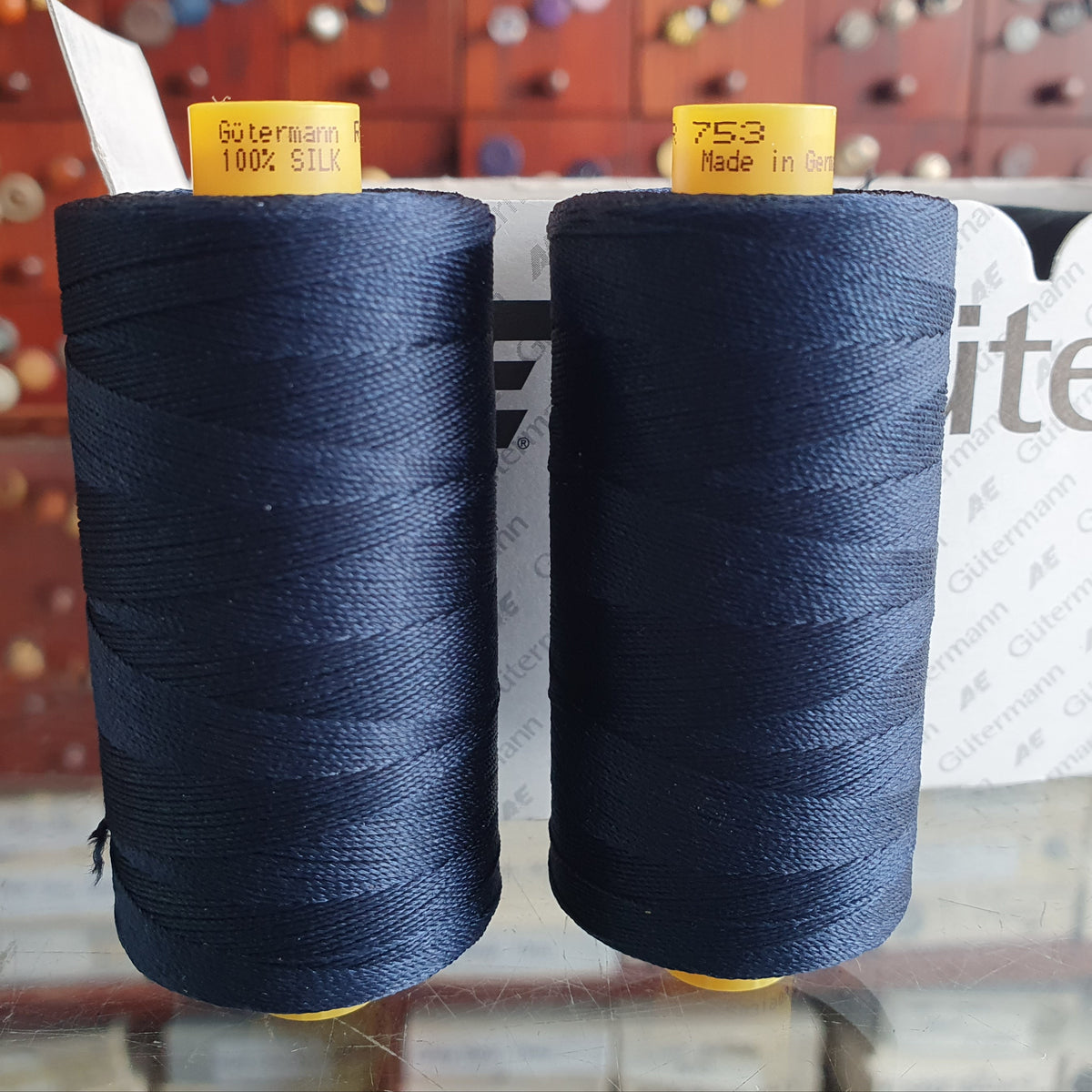 Gutermann 100 SILK Sewing Thread 400m Buttonmania