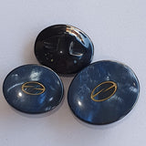 Blue with Gold Lines in Centre / Vintage / Shank