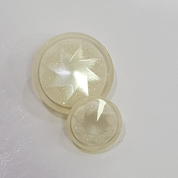 Blazer Buttons - Star centre with a little sparkle