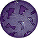 Button Purple / Textured / Matte