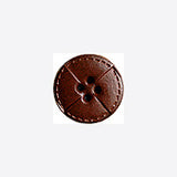 Brown / Quarters / Matte Leather Button