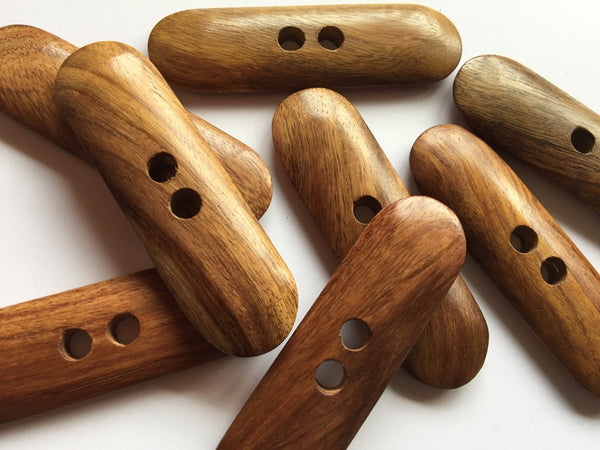 Large Wooden Button / Toggle
