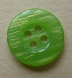 Green  (Lime)  / Pearly  / Shiny Button