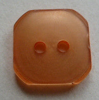Button Orange / Square / Shiny