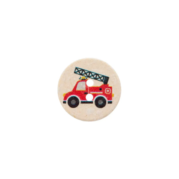 Vehicles / Recycled Cotton / 2 hole