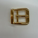 Rectangle Metal Buckle / Gold coloured / 18mm