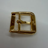 Rectangle Metal Buckle / Gold coloured / 18mm