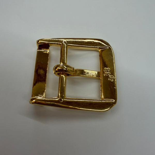 Rectangle Metal Buckle / Gold coloured / 18mm