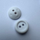 White Rubber / 2 hole / Matte