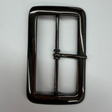 Rectangle Metal Buckle / Gunmetal coloured / 60mm