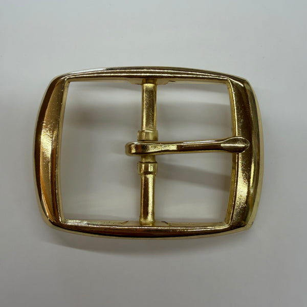 Rectangle Metal Buckle / Gold coloured / 30mm