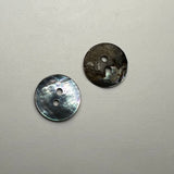 Blue Agoya button / Shell / 2 Hole