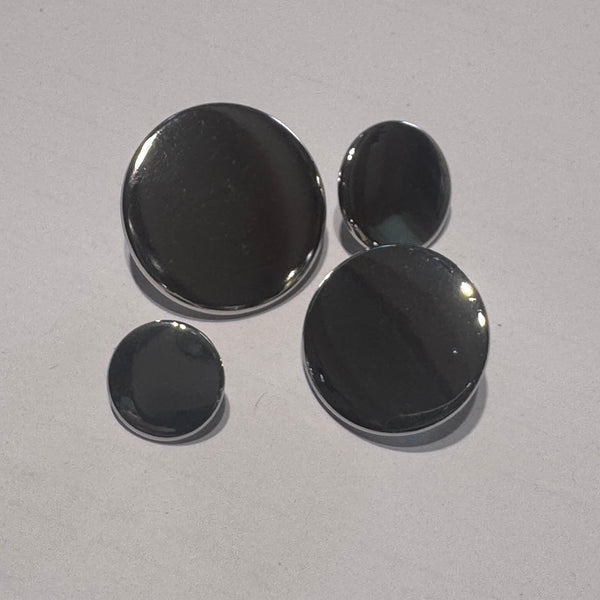 Flat / Metal / Shiny / Shank