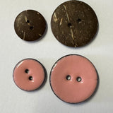 Coloured Coconut / Glossy Front / 2 Hole