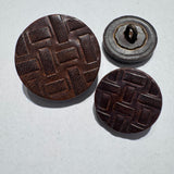 Leather / Small Weave look / Shank
