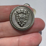 Silver / Shield with Crimp Edge / Metal