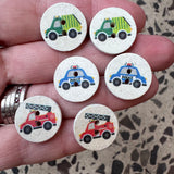 Vehicles / Recycled Cotton / 2 hole