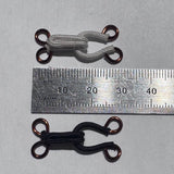 White / Hook and Eye / Fabric