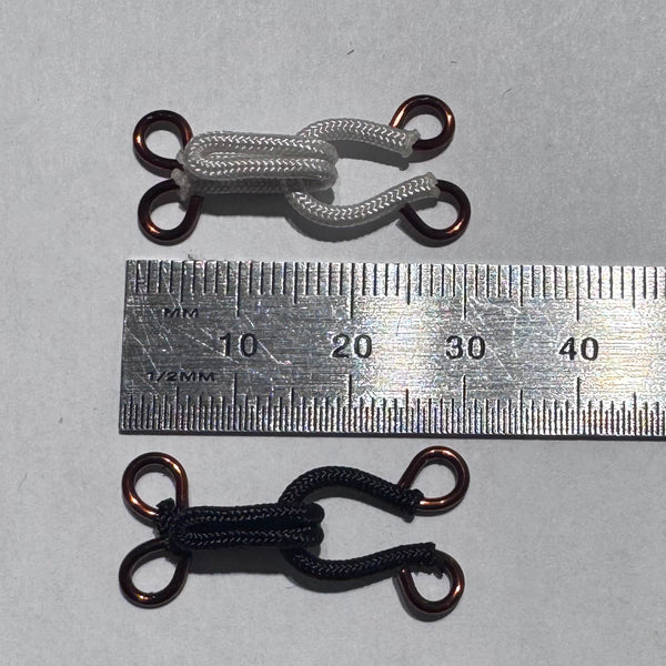 White / Hook and Eye / Fabric