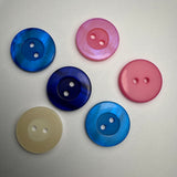 Wide edge / 2 Hole / Opal edge and matte centre