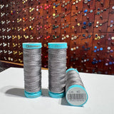 Silver #040 - Gutermann Buttonhole Silk Twist / 30m spool