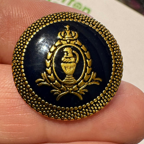 Blazer with Classic Crest / Gold & Navy Epoxy / Shank