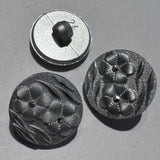 Silver Flower / Shank / Plastic