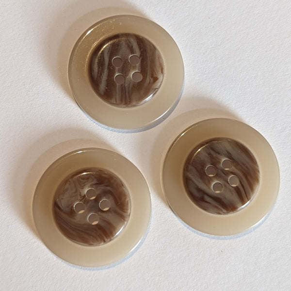 Beige with Brown Mottle / 4 Hole