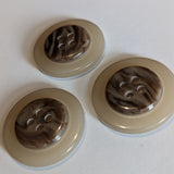 Beige with Brown Mottle / 4 Hole
