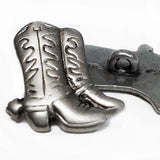 Western Hat and Boots / Metal / Shank