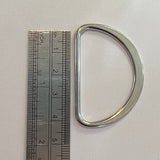 Nickel D Ring / 38mm / Flat edge