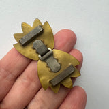 Plastic buckle / vintage / interlocking clasp