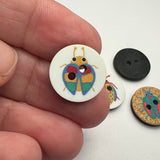 Colourful Beetle / 2 hole