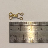Hook & Eye / Size 1 / Gold