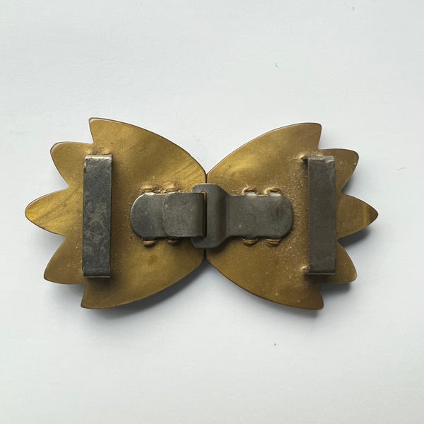 Plastic buckle / vintage / interlocking clasp