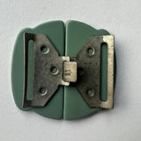 Plastic buckle / vintage / interlocking clasp