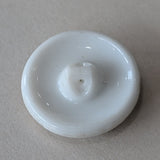 White Glass with Gold Lustre / Flower / Glass