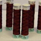 Red Rust #174 - Gutermann Buttonhole Silk Twist / 10m spool