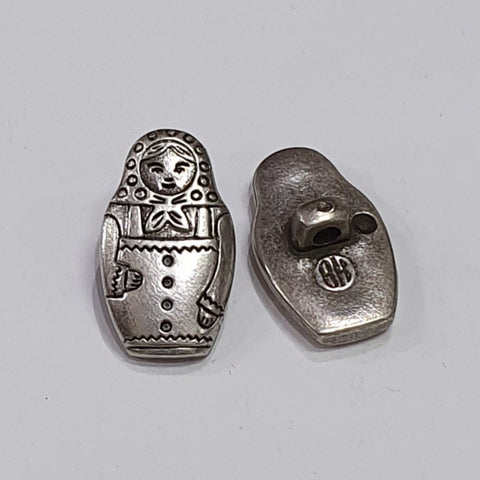 Matryoshka / Russian Doll / ABS metal coated / Shank
