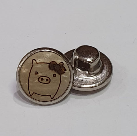 Pig / Coconut / Metal Shank