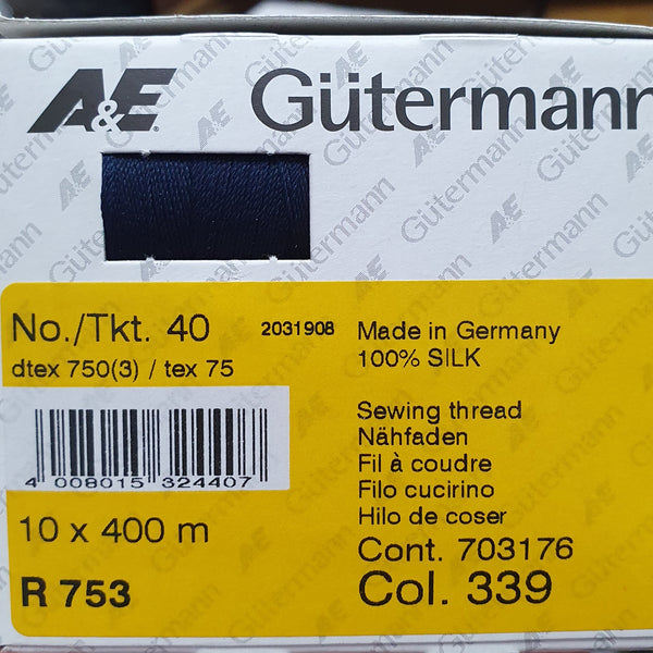 Gutermann 100% SILK Sewing Thread - 400m