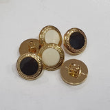 Gold Rim / Coloured Centre / Plastic