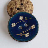 Coconut with Painted Flowers