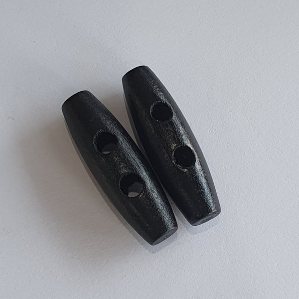 Wooden Toggles / 2 Hole / 3 Colours