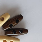 Wooden Toggles / 2 Hole / 3 Colours