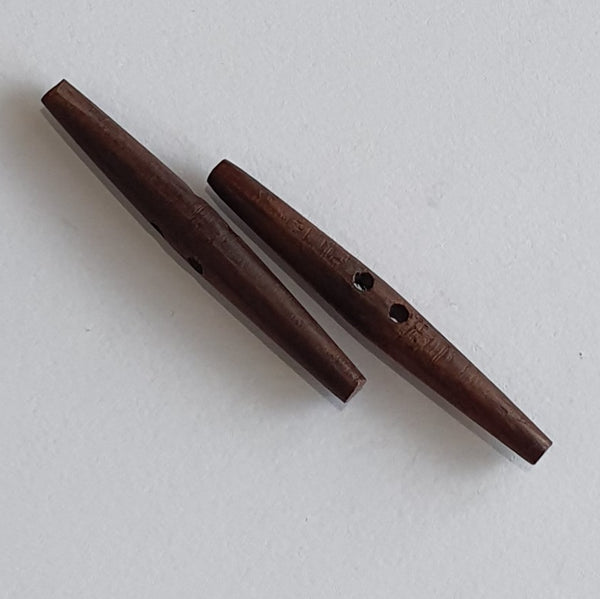 Wooden Toggles / 2 Hole / 2 sizes