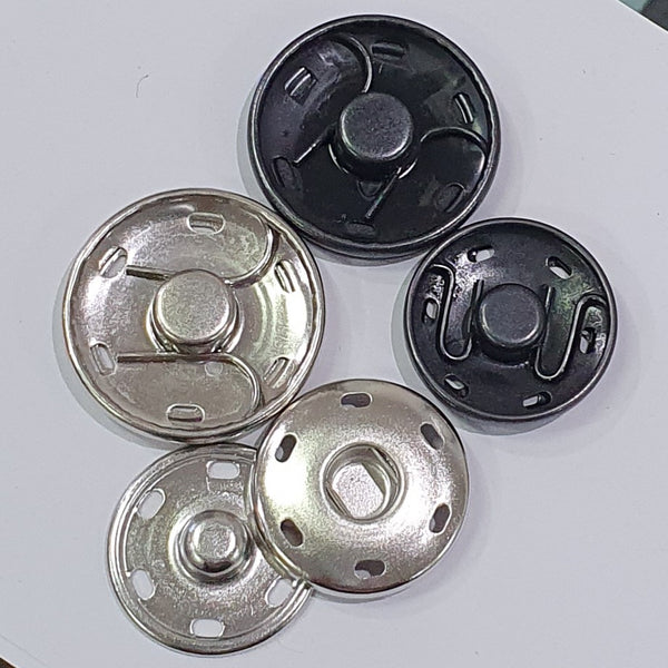 Snap fasteners / Metal / Large