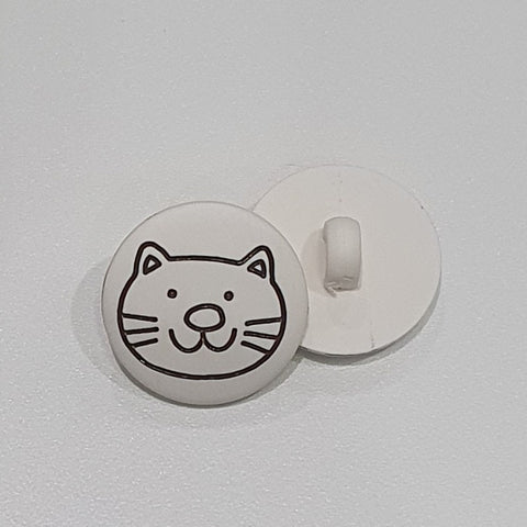 Cat / Matte White / plastic