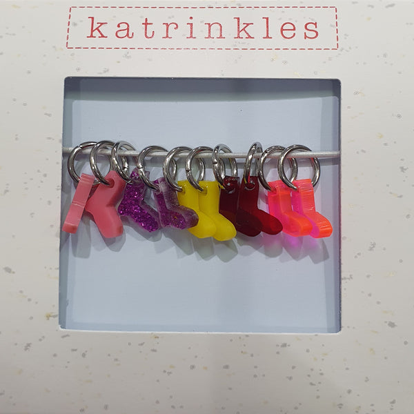 Ring Stitch Markers / Socks / Acrylic
