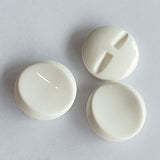 White / Concave / Polyester